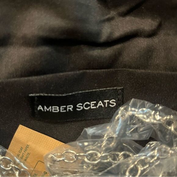 NWOT AMBER SCEATS Stella Crystal Bag Black - Picture 6 of 6